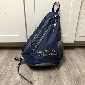 Vintage Disney Cruise Line Castaway Club Slingback Backpack Sling Bag Y2K 90s